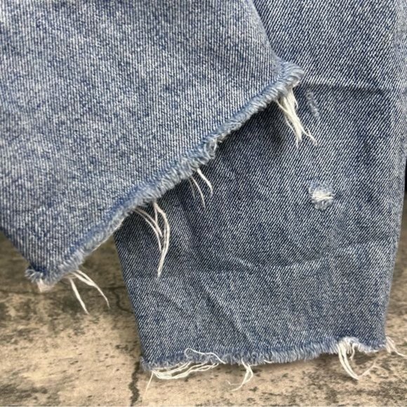 GRLFRND | Karolina High-Rise Light Wash Distressed Jeans in ‘To Be Continued’ - Picture 10 of 13